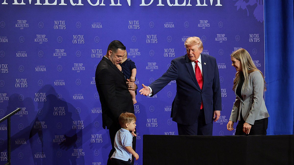 President Trump and Las Vegas family
