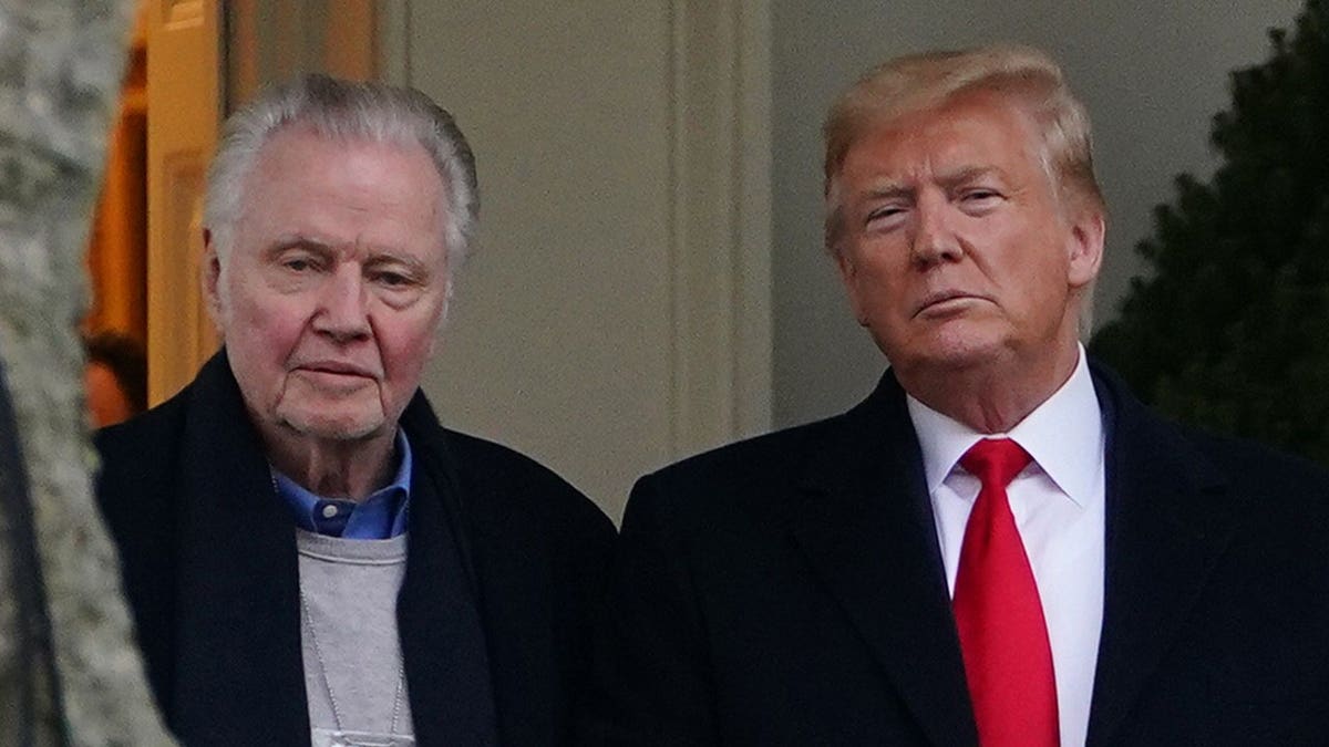 Jon Voight, President Trump at White House