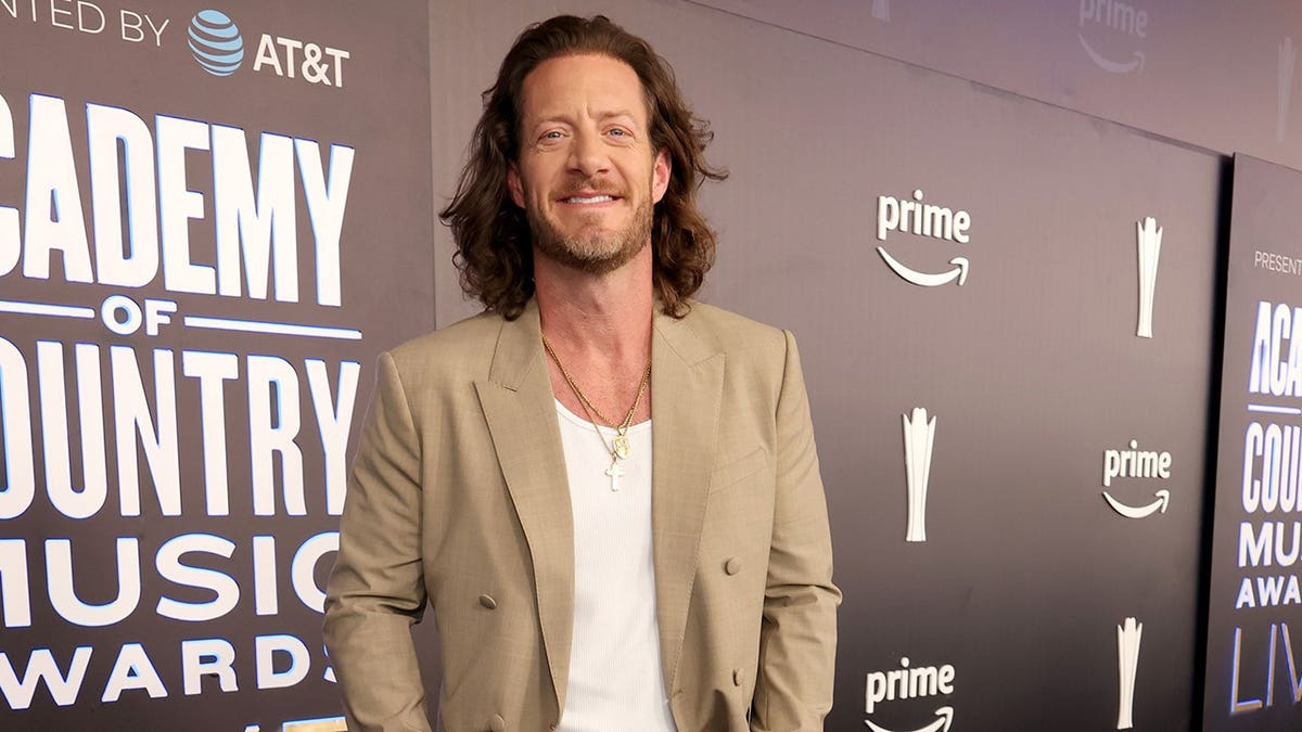 Tyler Hubbard at the ACM Awards in Las Vega, Nevada in May 2026.