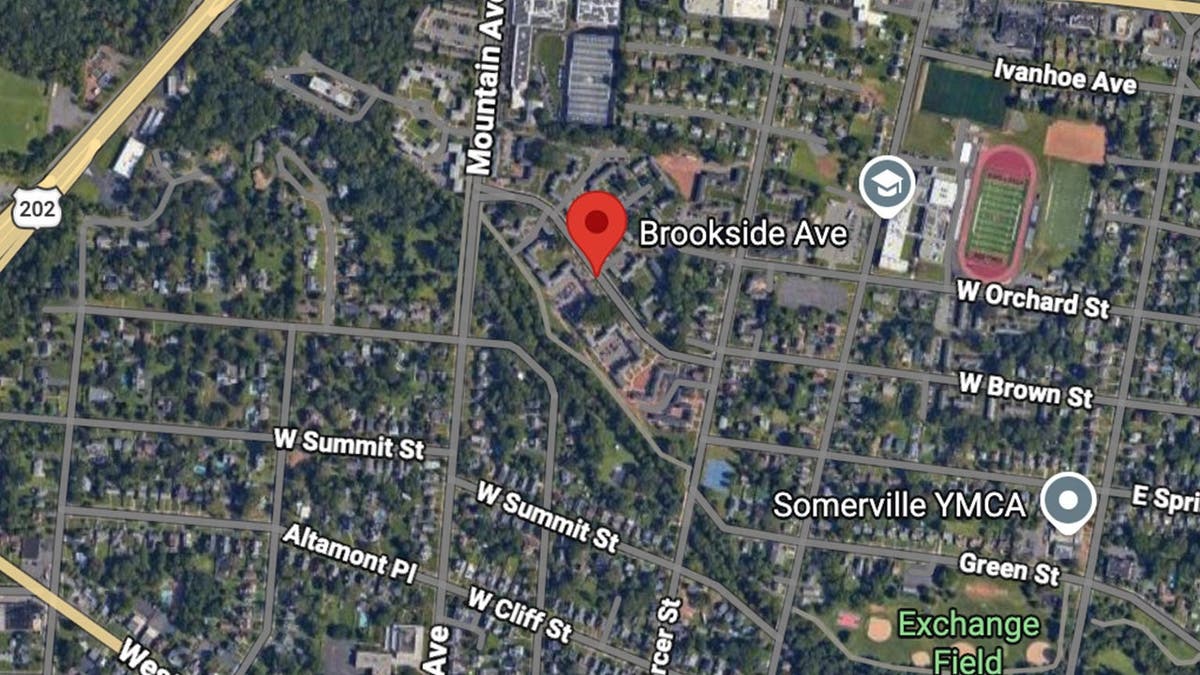 image shows map location of incident