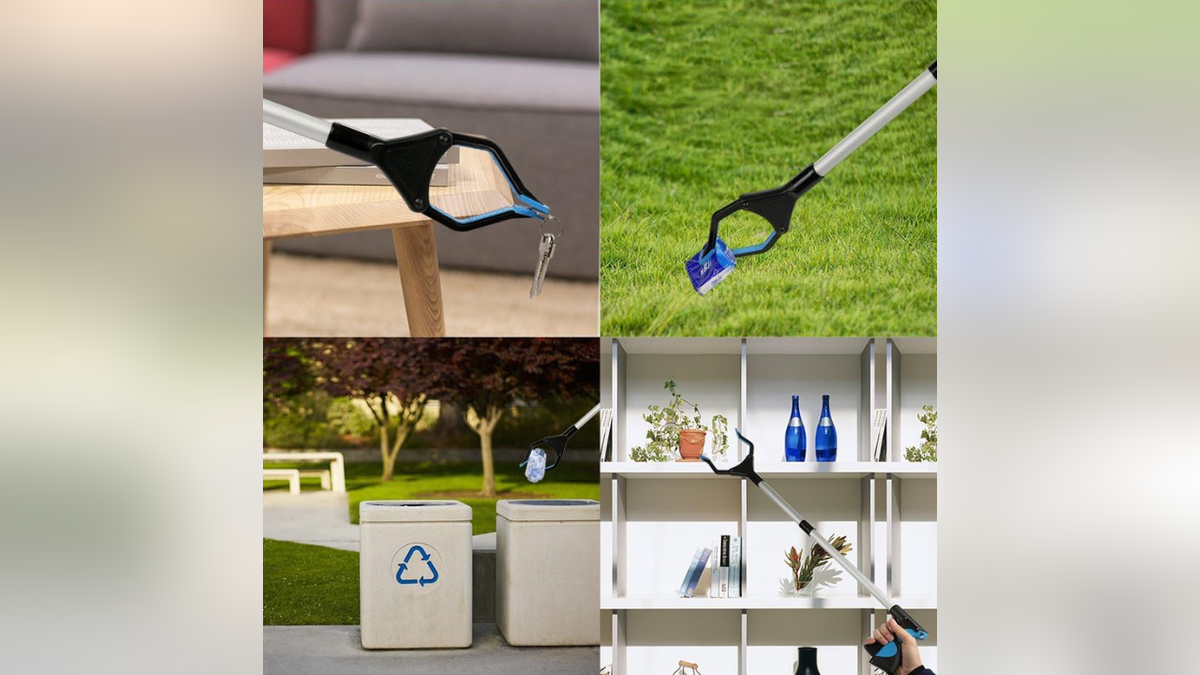 The Zayad grabber's foldable design makes it easy to store.