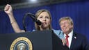 Trump fires back after protester interrupts Myrtle Beach rally for Graham: 'Mom is voting for us'