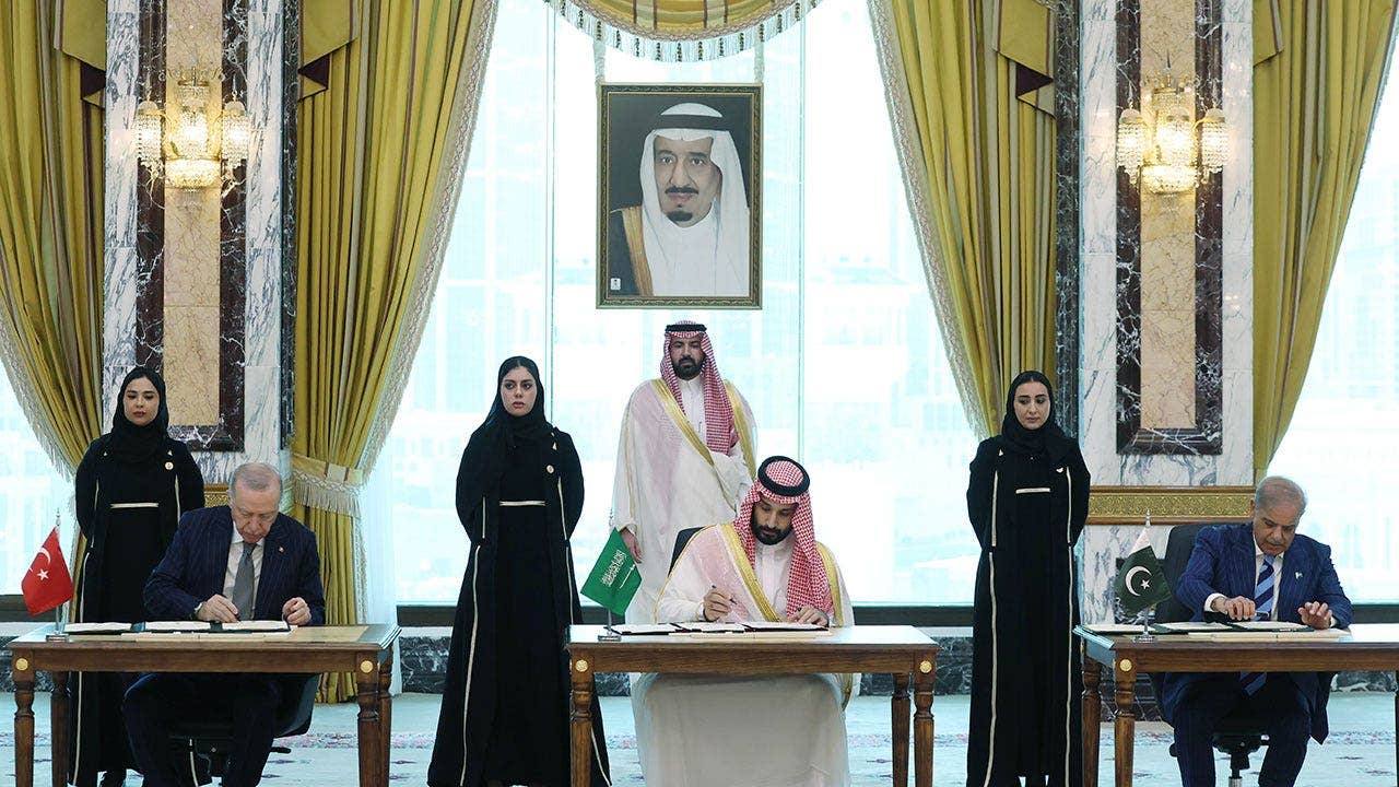 Saudi Arabia, Türkiye, and Pakistan sign Mecca defense pact; pact's mutual-defense clause draws comparisons to NATO's Article 5