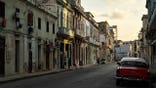 View of empty Cuban streets during electricity crisis