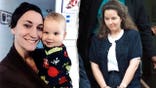 (L) Lindsay Clancy, her child and (R) Susan Smith