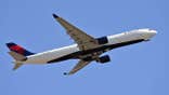 Delta Air Lines Airbus A330-900 aircraft at Leonardo da Vinci–Fiumicino Airport in Italy