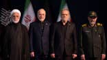 Iranian Parliament Speaker Mohammad Bagher Ghalibaf, Chief Justice of Iran Gholam-Hossein Mohseni-Eje'i, Iranian President Masoud Pezeshkian, and an IRGC commander general Mohsen Rezaee
