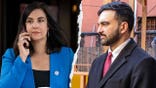 A split of Rep. Nicole Malliotakis, R-N.Y., and New York City Mayor Zohran Mamdani.