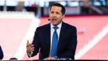 Adam Schefter stands during an NFL game at Levi's Stadium.