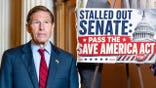 Split of Blumenthal and pass SAVE Act sign