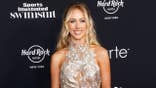 Brittany Mahomes attends the 2024 Sports Illustrated Swimsuit Launch Party at Hard Rock Hotel.