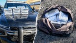 California Highway Patrol officers seized approximately 30 pounds of suspected cocaine