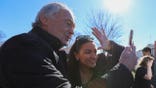 Sen. Ed Markey and Rep. Alexandria Ocasio-Cortez