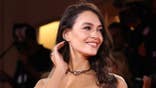 Eva Murati attends the red carpet at the Venice International Film Festival.