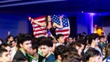 pro israel students american flag