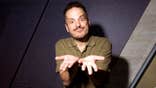 Comedian Jeff Arcuri speaks during an interview in New York.