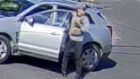 Marcos Iriarte-Valdez seen near a Cadillac in surveillance video in Martinez, California