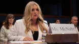Payton McNabb speaks at a U.S. Capitol hearing on women's sports.