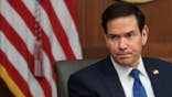 Secretary of State Marco Rubio speaks during a Cabinet meeting at Camp David.