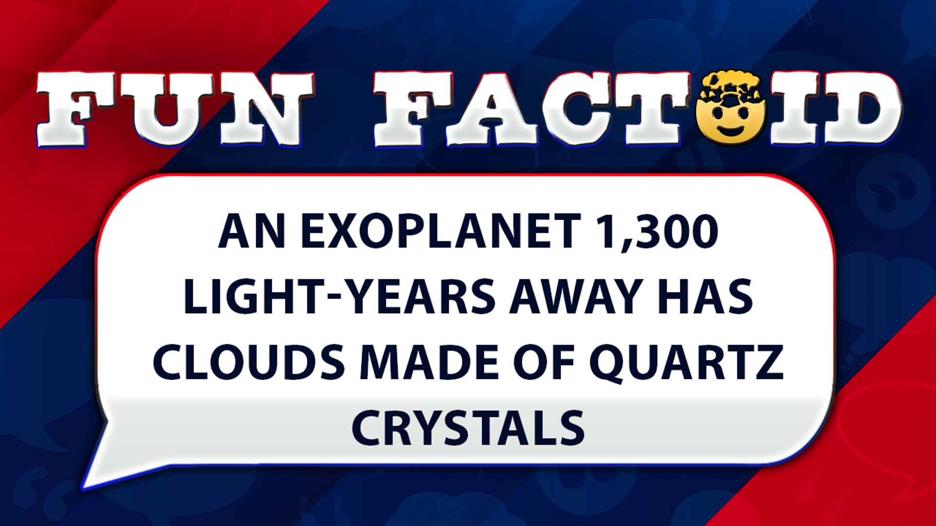 An exoplanet 1,300 light-years away has clouds made of quartz crystals
