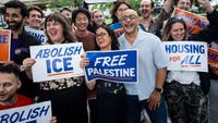 Chris Rabb questioned the premise of "illegal immigrants" and claimed 99% of police work does not involve pursuing criminals in a heated exchange.