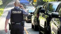A morning runner found a woman fatally stabbed near her vehicle at a trailhead in an affluent suburb of Washington, D.C., and authorities launched a homicide investigation.