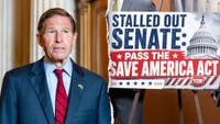 Trump urges John Thune to eliminate the Senate filibuster or cancel August recess until lawmakers pass the SAVE Act election integrity bill.