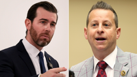 DSA-endorsed Oliver Larkin challenges Rep. Jared Moskowitz in Florida's 25th District primary as the Democratic Party's left-center civil war heats up.