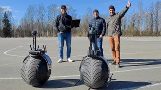 One-wheeled AI security robot could patrol your property