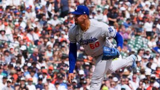Edgardo Henríquez, de los Dodgers, lanza el lanzamiento más rápido con el que se ha conseguido un strikeout en la historia del equipo contra los Tigers
