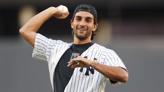 World Cup hero throws out first pitch at Yankee Stadium and sets the bar high for all other athletes