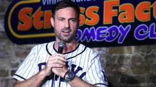 Left-leaning comedian labeled 'childish' by conservative Jeff Dye after insult scrawled on Tesla