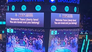 NY Liberty run pro-trans messages on scoreboard vs Fever as protesters erupt outside arena, refuse interview
