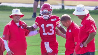 Chiefs rookie Cyrus Allen helped off field after practice collision with Kaiir Elam - Fox News