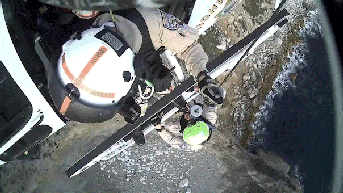 Stranded pair trapped on a steep wall with a helicopter as their only escape - Fox News