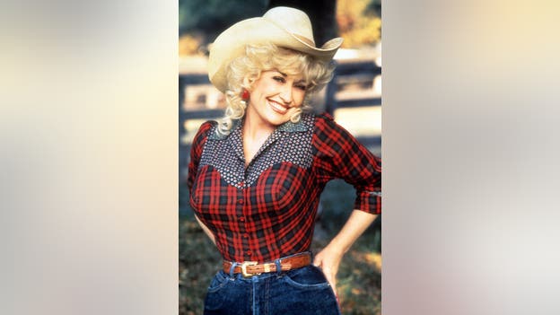 Dolly Parton in a publicity portrait for the film Rhinestone.