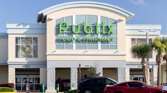 An exterior view of a Publix.