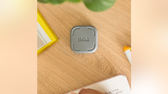 The Brick helps cut down on screen time by physically locking access to distracting apps until you tap your phone to the device again.