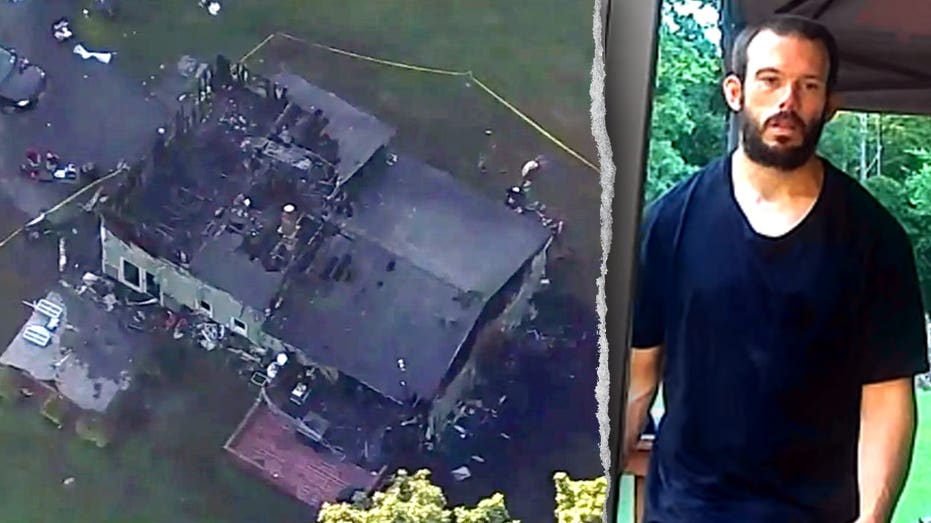 Police nab 'armed and dangerous' New York fugitive suspected of killing father and torching home