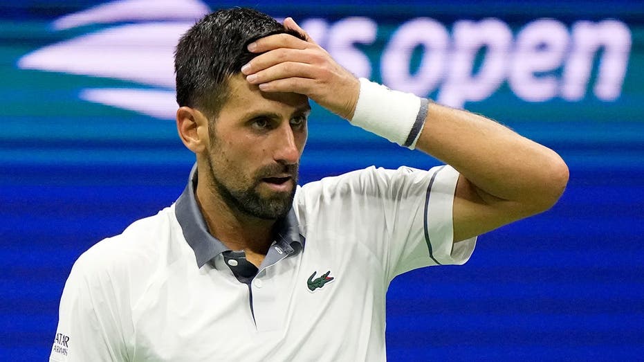 Novak Djokovic suffers stunning defeat in first round of US Open after trying to battle through ailments