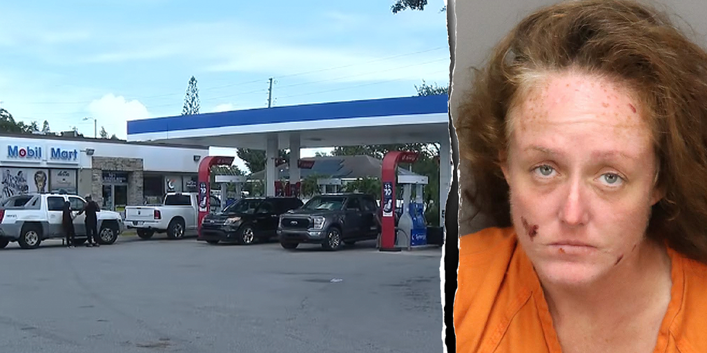Florida woman accused of setting stranger on fire at gas station, leaving horrific burns