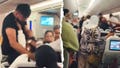 Se desata una pelea en pleno vuelo en un avión abarrotado mientras los pasajeros, gritando, se levantan de sus asientos - Fox News