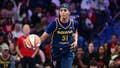 WNBA commentator Sydney Colson physically restrained after going after Fever fan following A'ja Wilson mess - Fox News