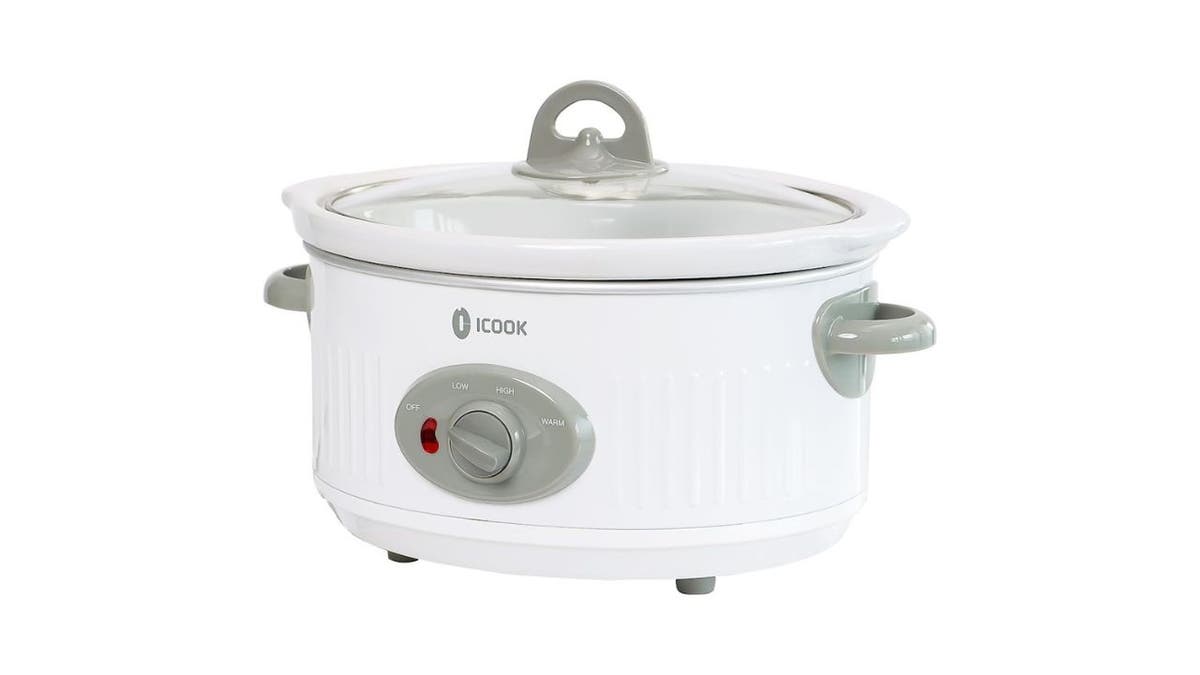 Amazon reviewers call this slow cooker a "kitchen gem."