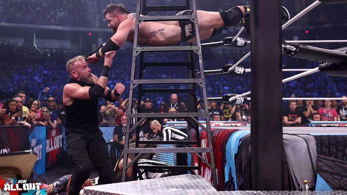 Cash Wheeler hits Christian Cage