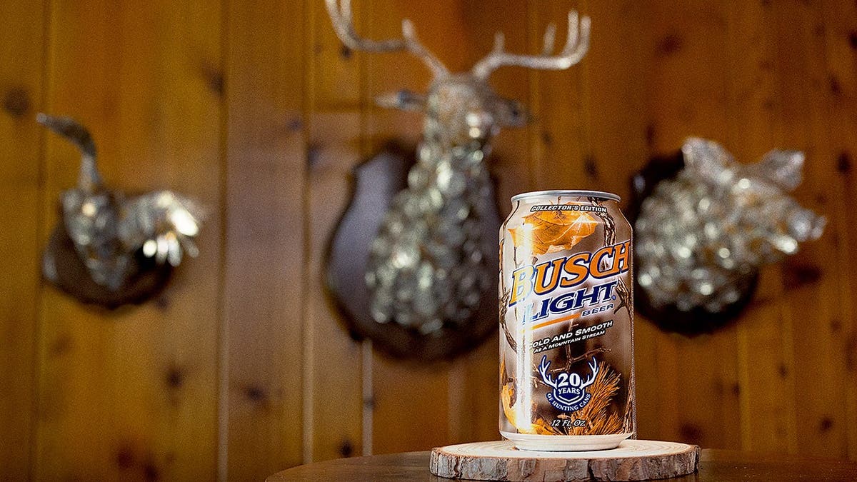 The collector's edition Busch Light hunting can