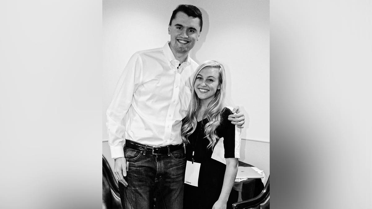 Charlie Kirk and Isabel Brown