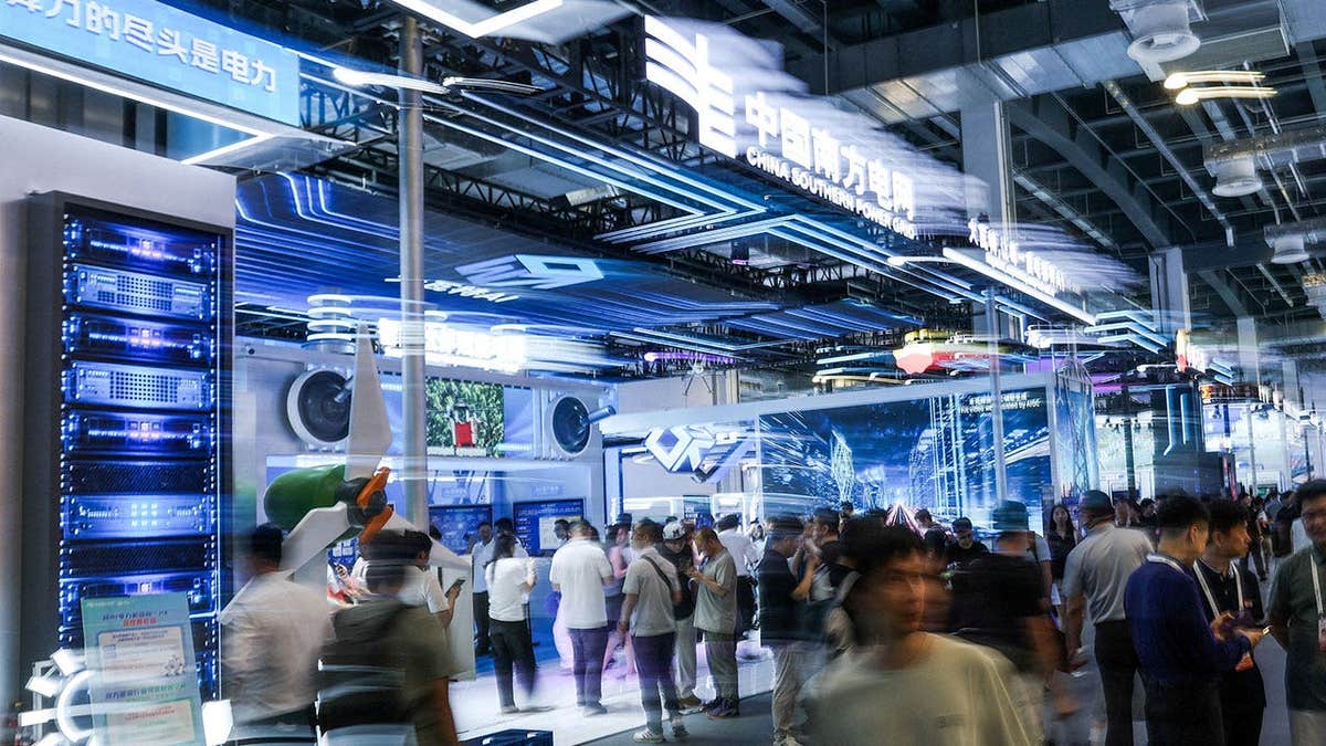 People visit the World Artificial Intelligence Conference (WAIC) in Shanghai