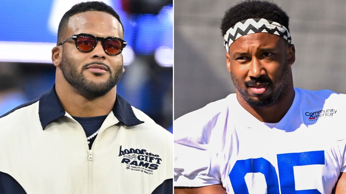 Aaron Donald and Myles Garrett