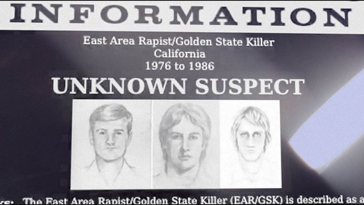 Police sketches of the Golden State Killer
